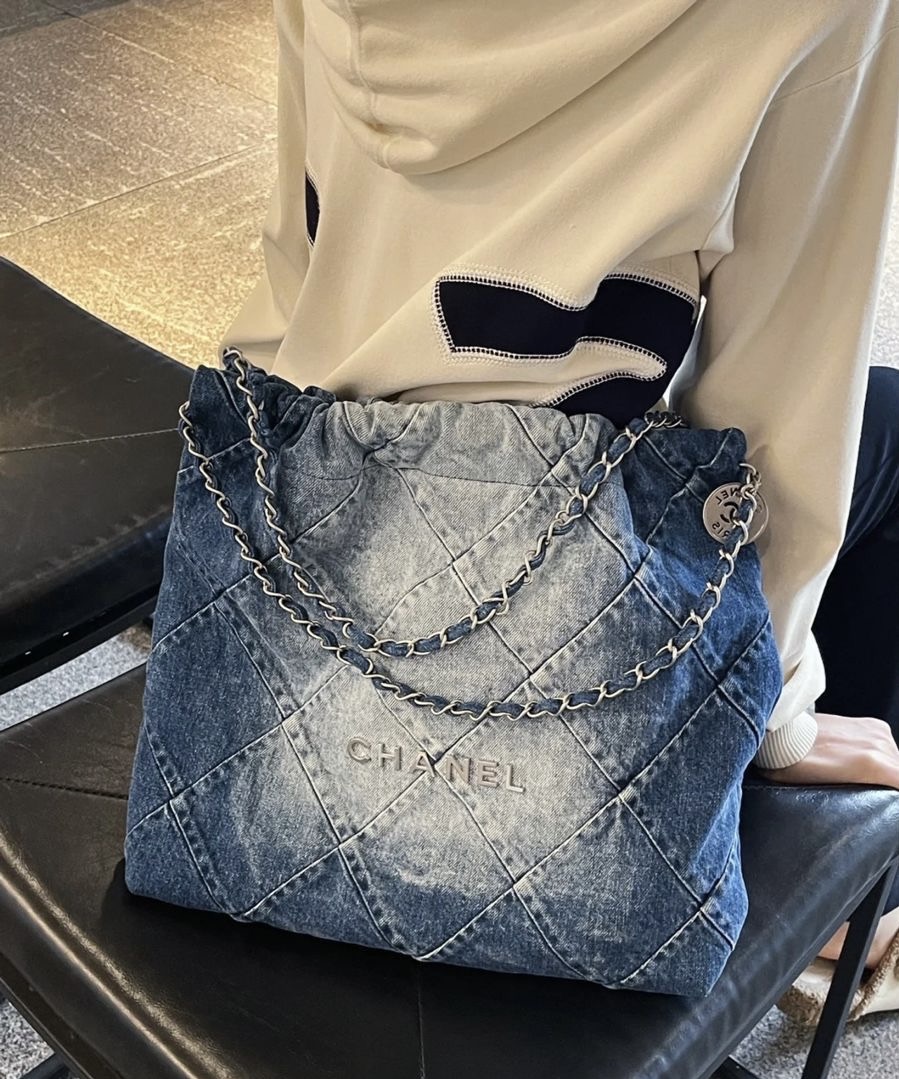 Chanel Denim Hobo Bag