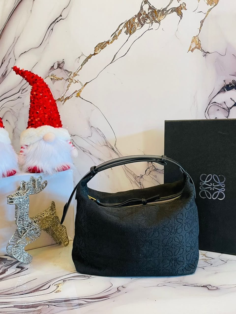Loewe Anagram Hobo Bag
