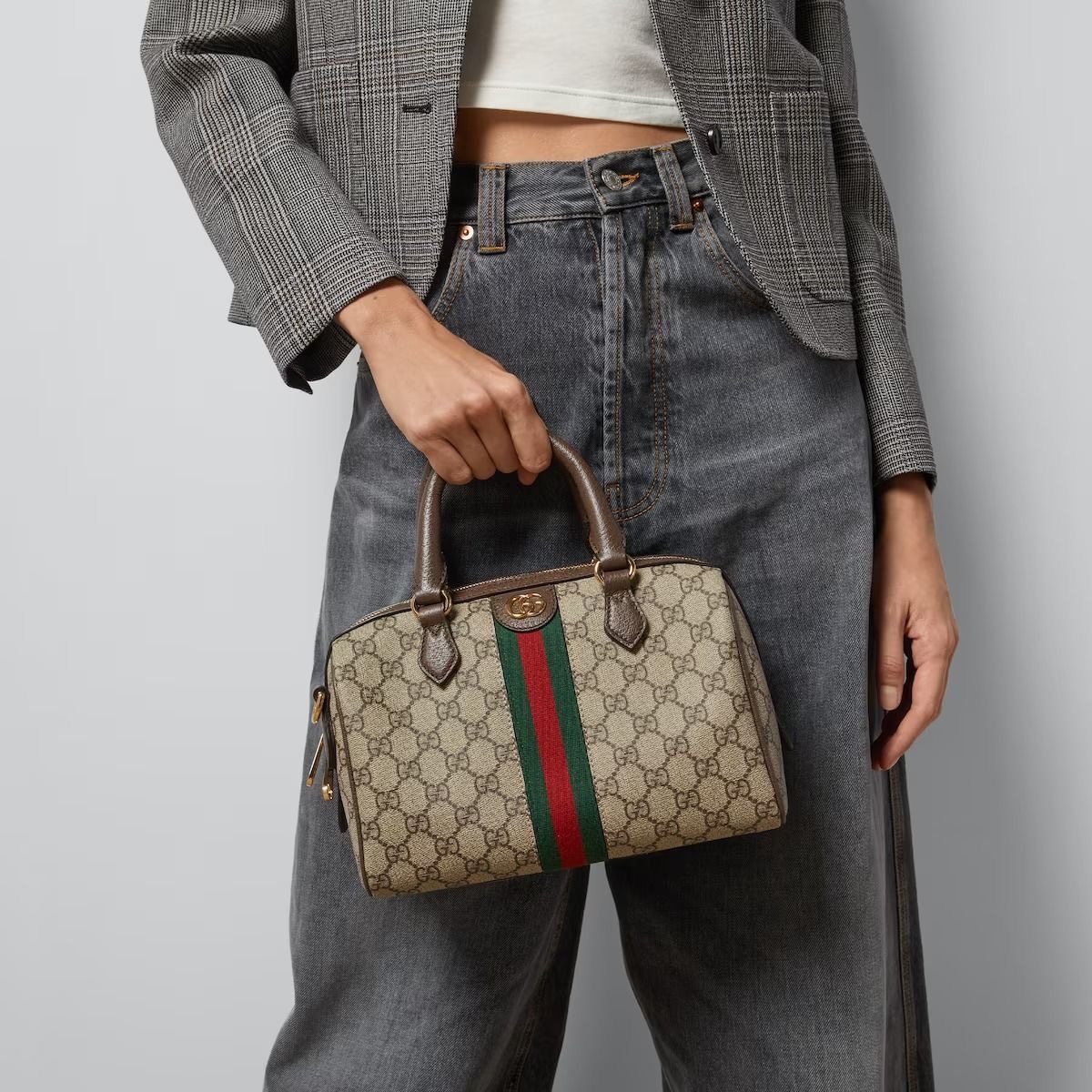 Gucci Ophidia Medium Top Handle Bag 