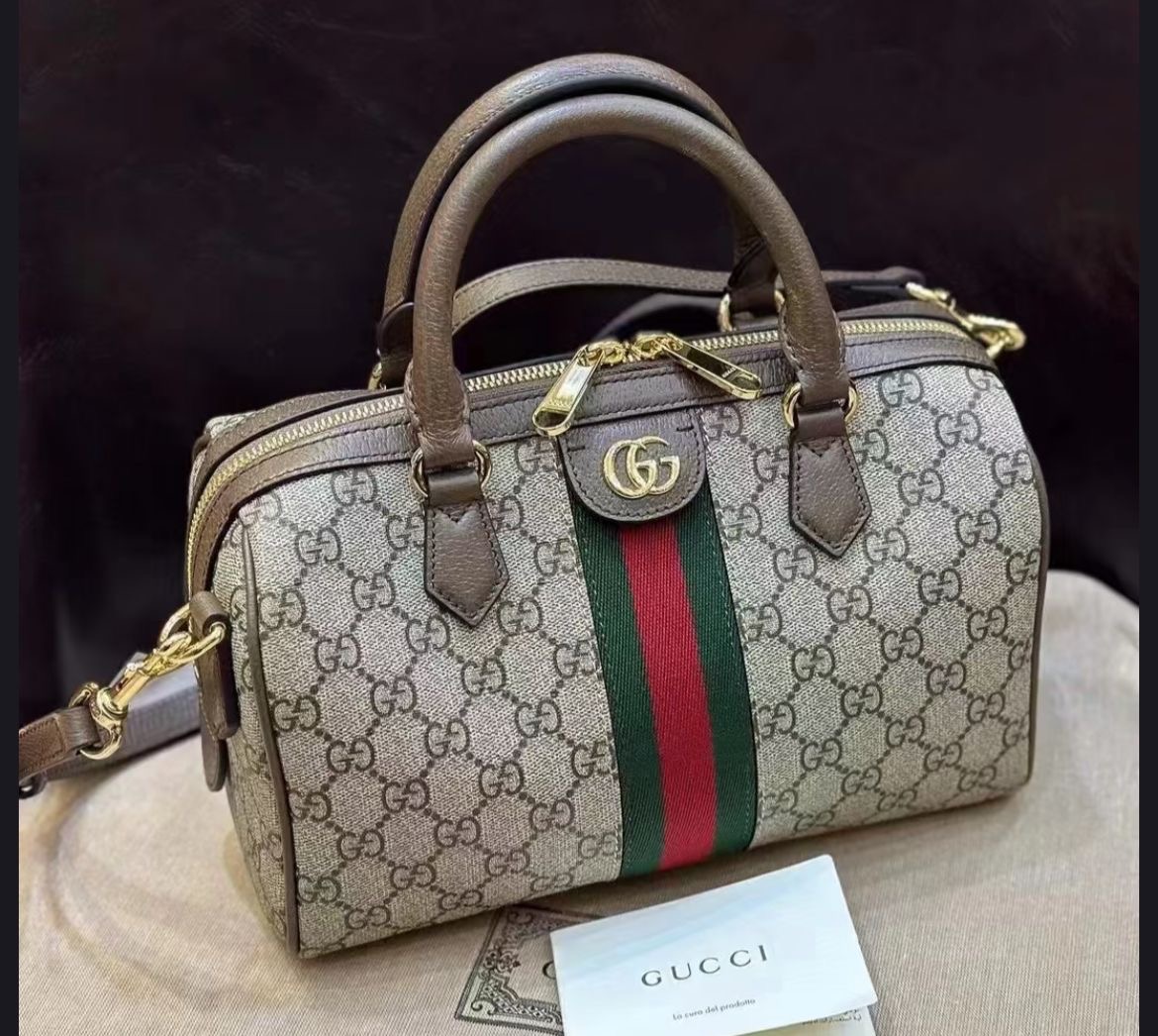 Gucci Ophidia Medium Top Handle Bag 