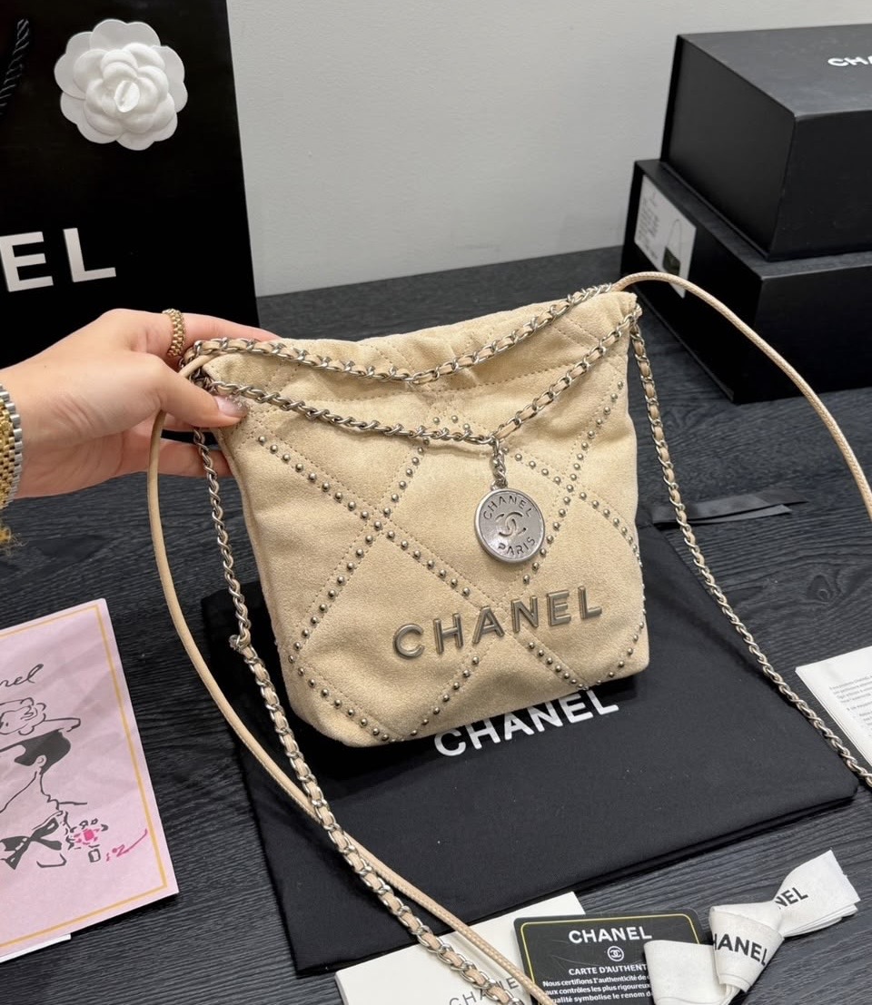 Chanel Drawstring Bucket Bag
