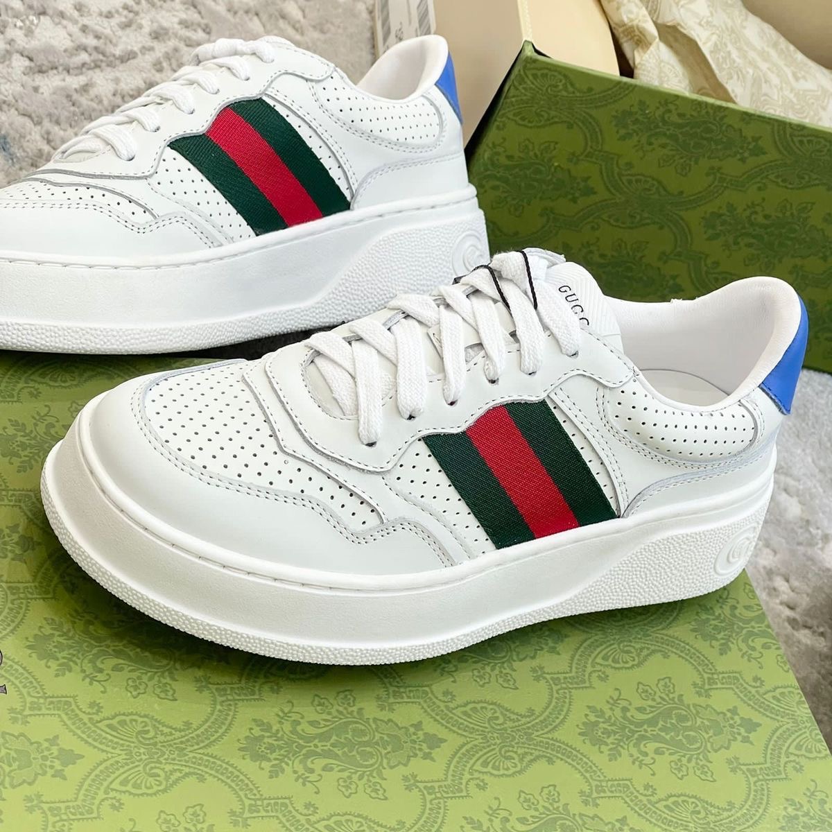 Gucci Ace Platform Sneakers 