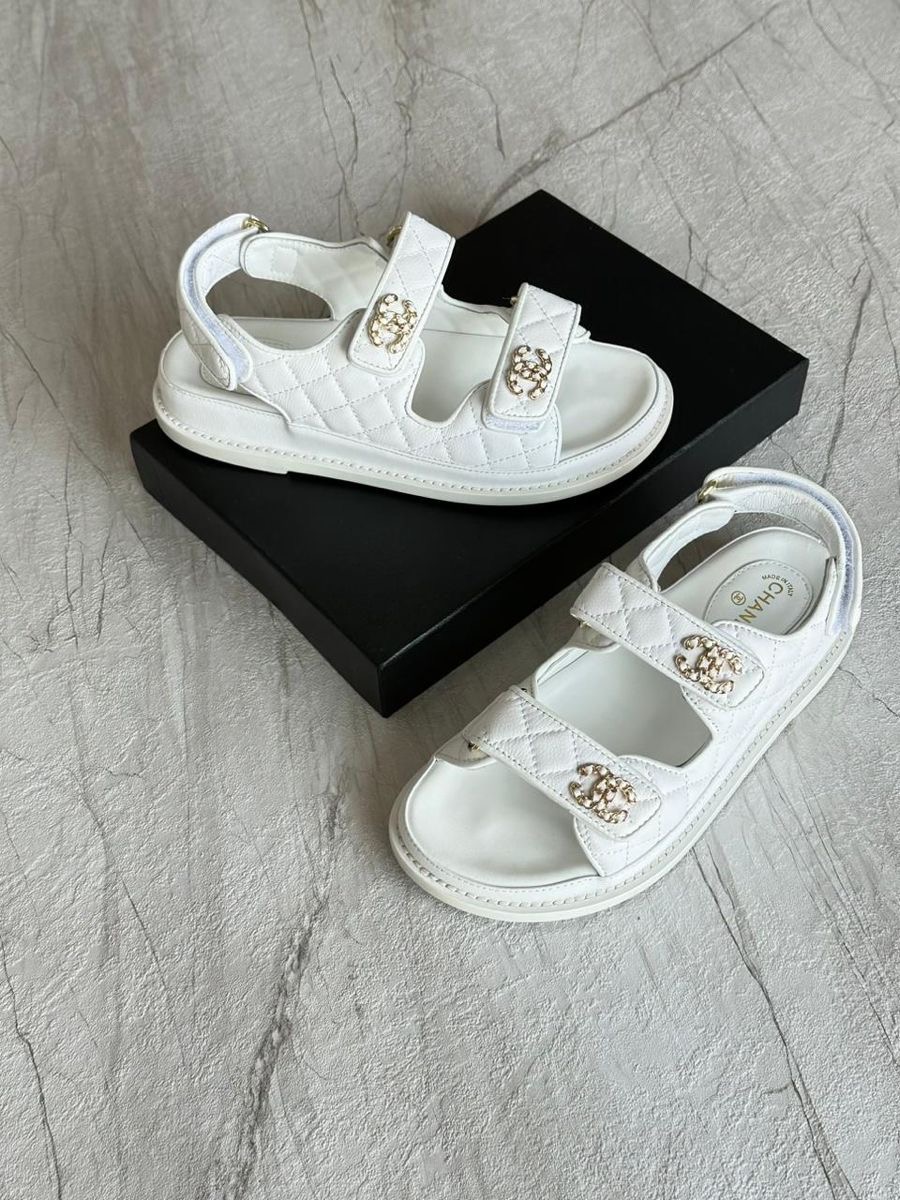 Chanel Sandalias Acolchadas