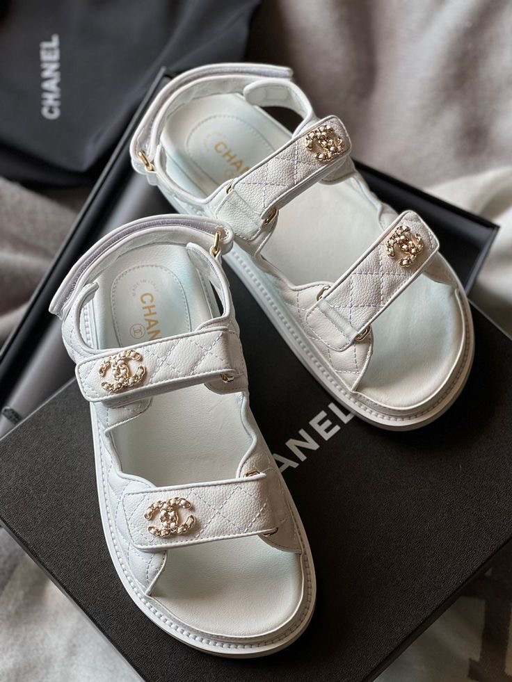 Chanel Sandalias Acolchadas