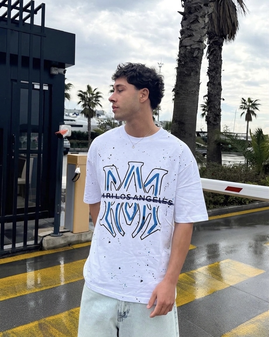 Remera Amiri Los Angeles Oversize