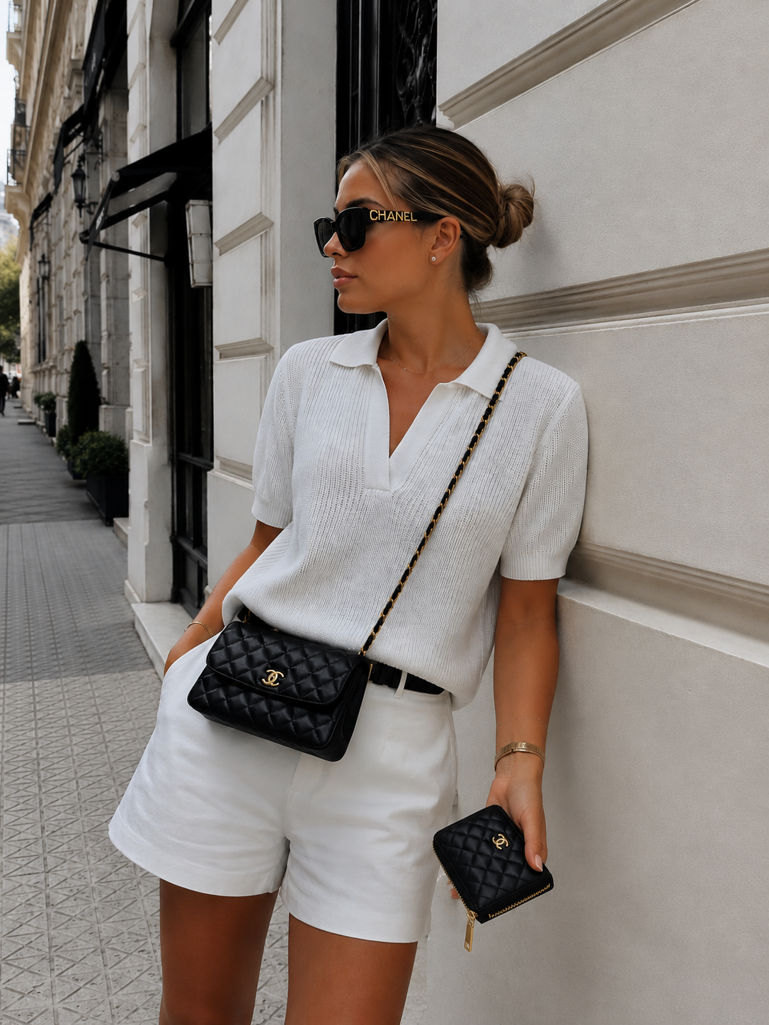 Set Chanel Classic Negro