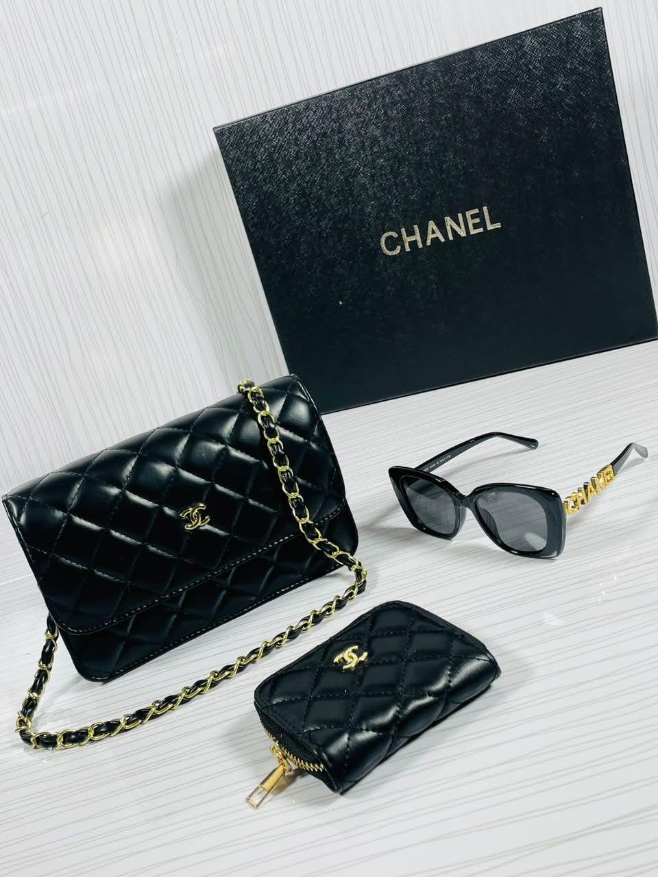 Set Chanel Classic Negro