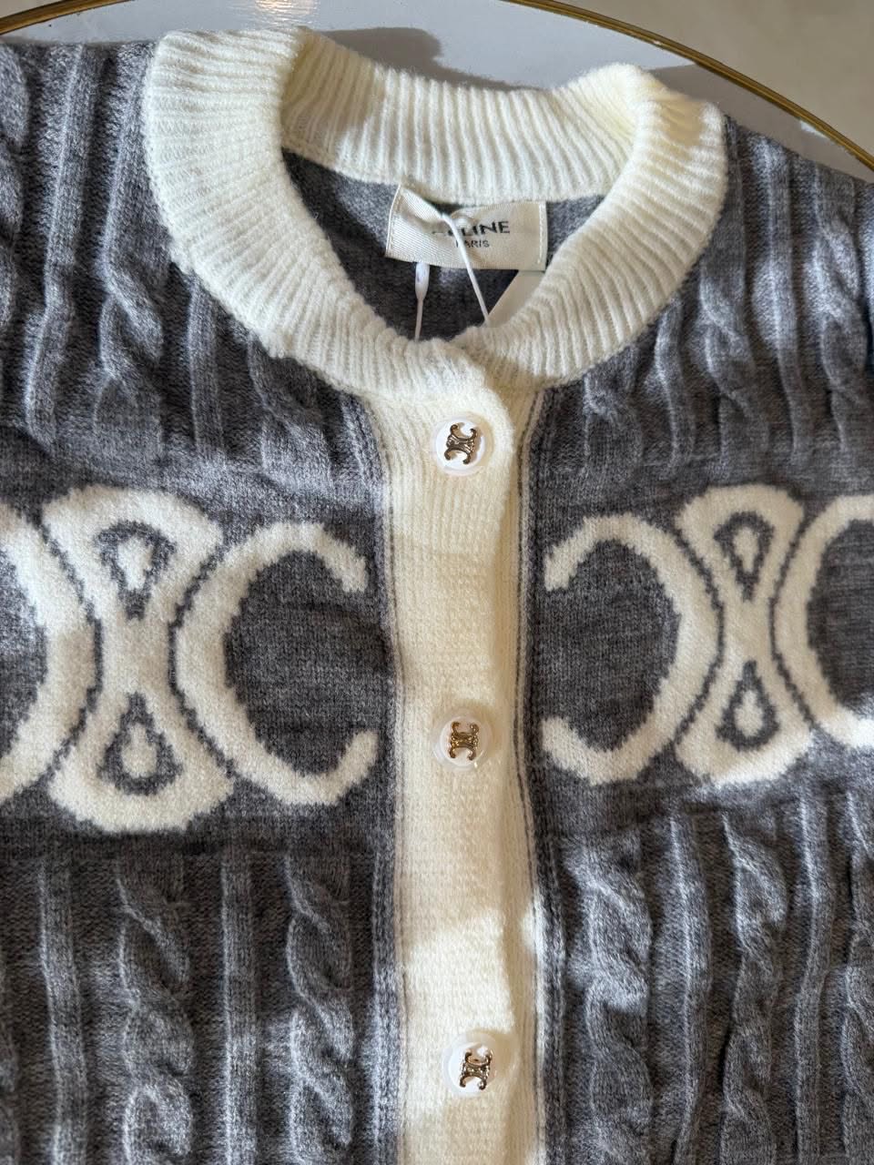 Celine Cardigan Triomphe