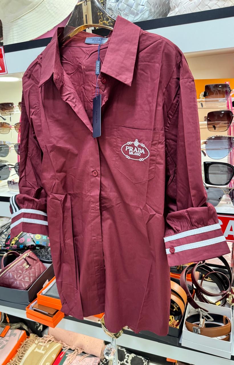 Prada Camisa Oversized