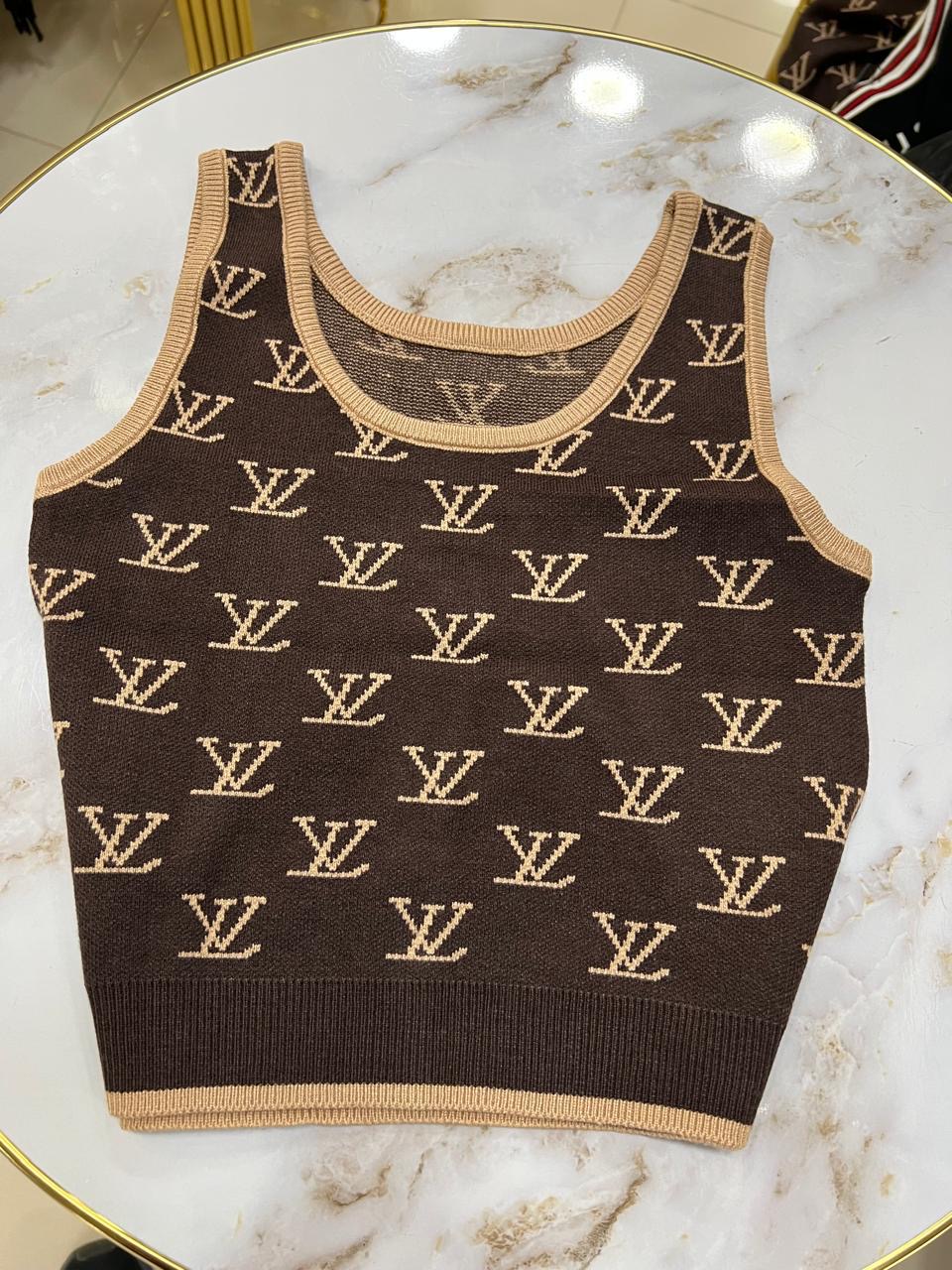 Louis Vuitton Monogram Knit Top