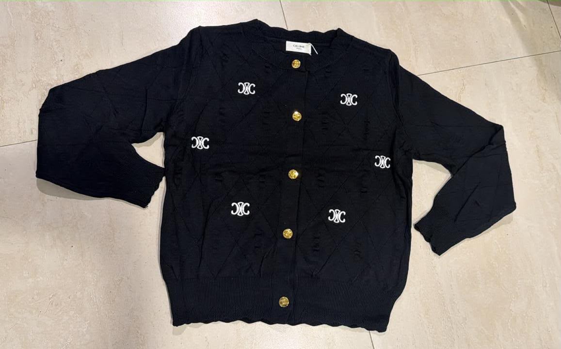 Celine Midnight Étoile Cardigan