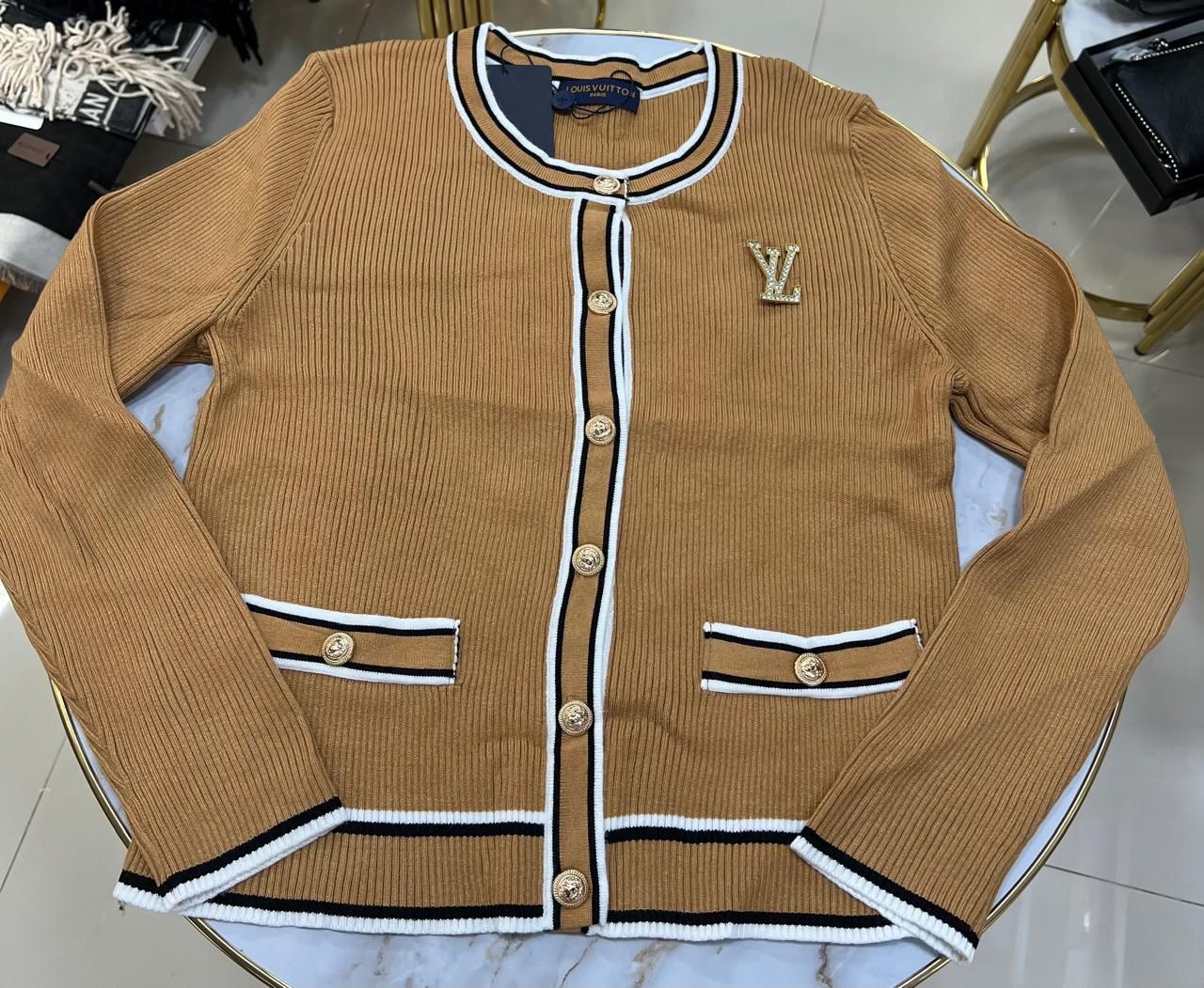 Louis Vuitton Caramel Prestige Cardigan