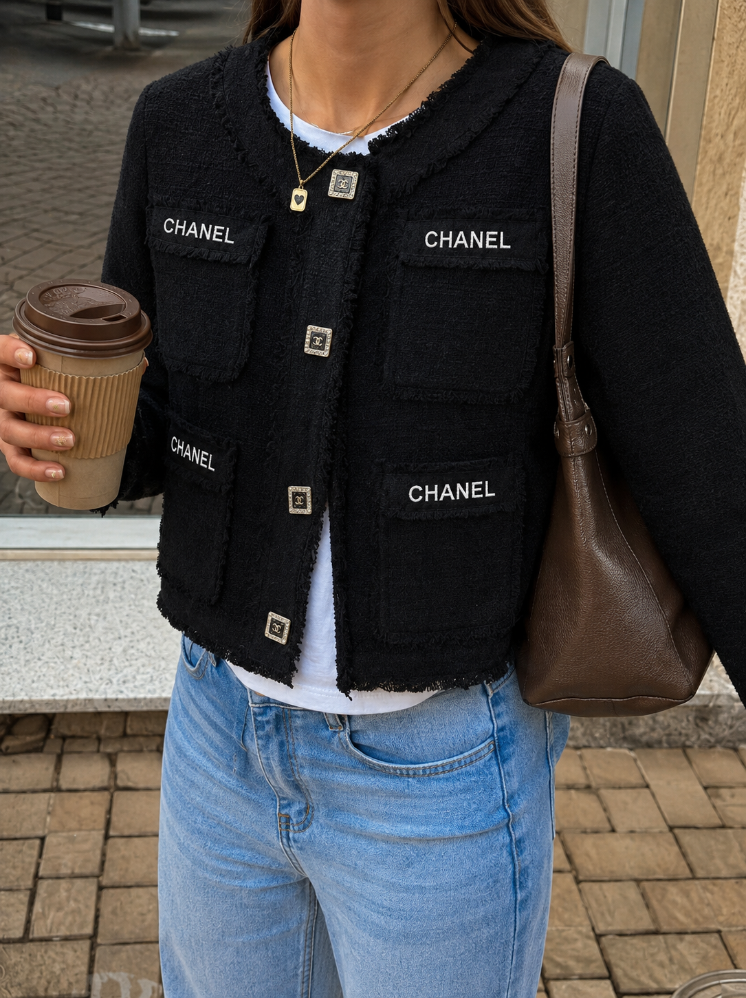 Chanel Ivory Icon Jacket