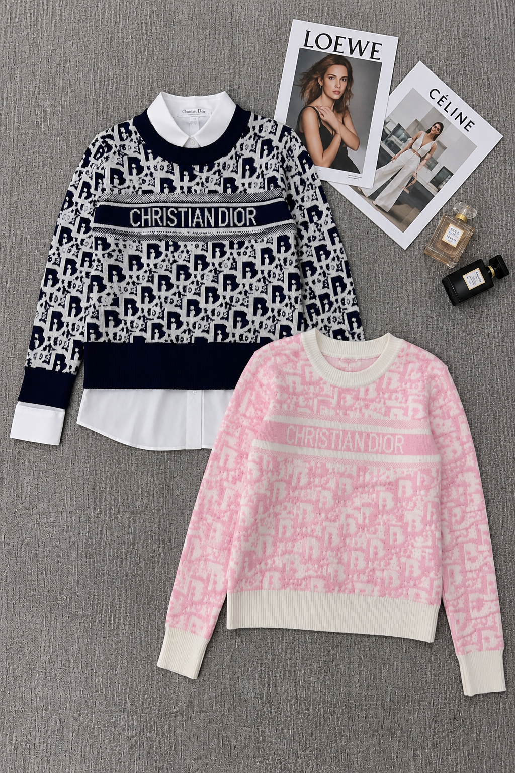Dior Pink Avenue Sweater