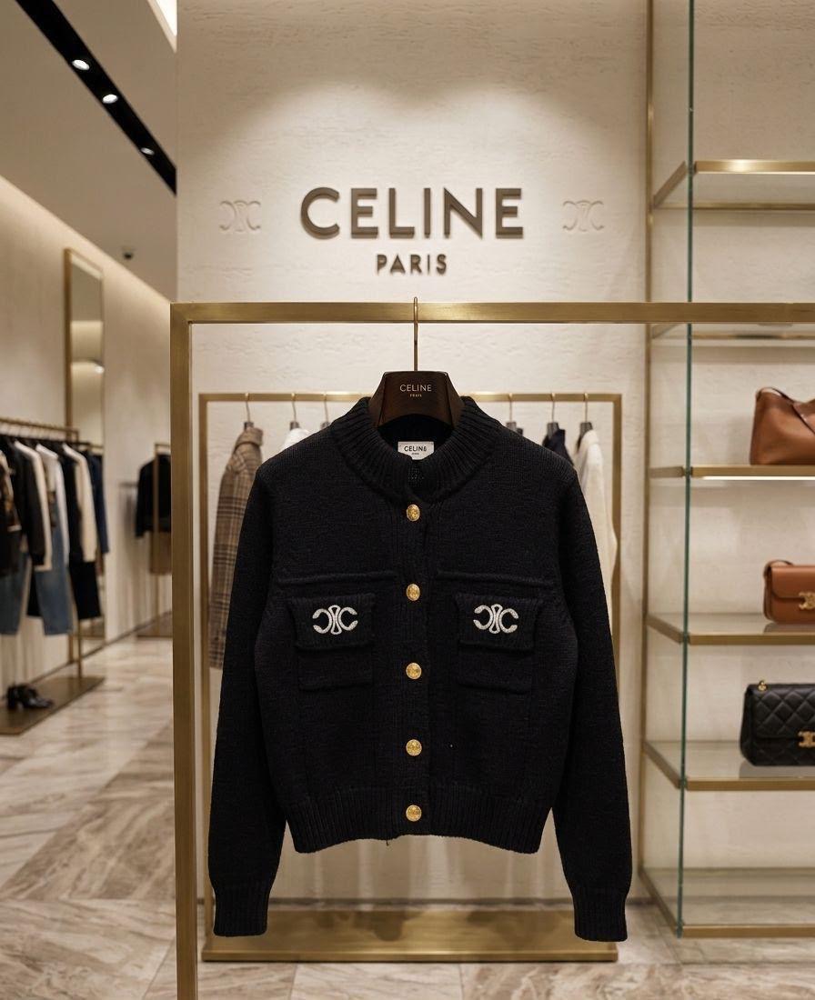 Celine Midnight Étoile Cardigan