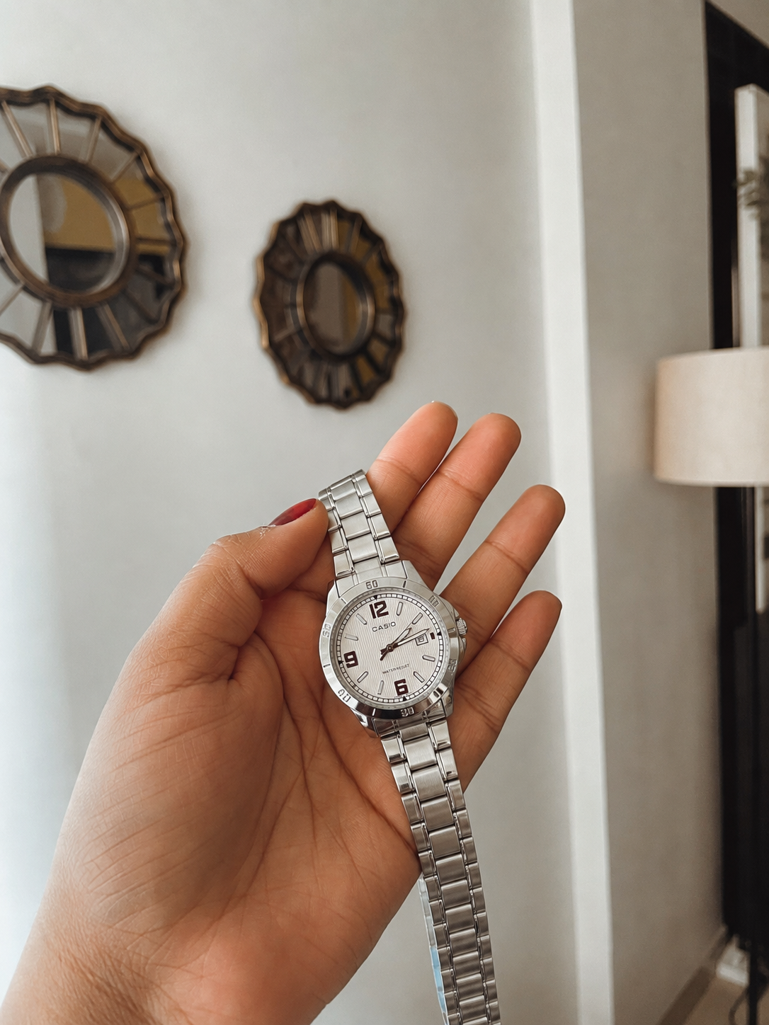 Casio Silver Classic Watch
