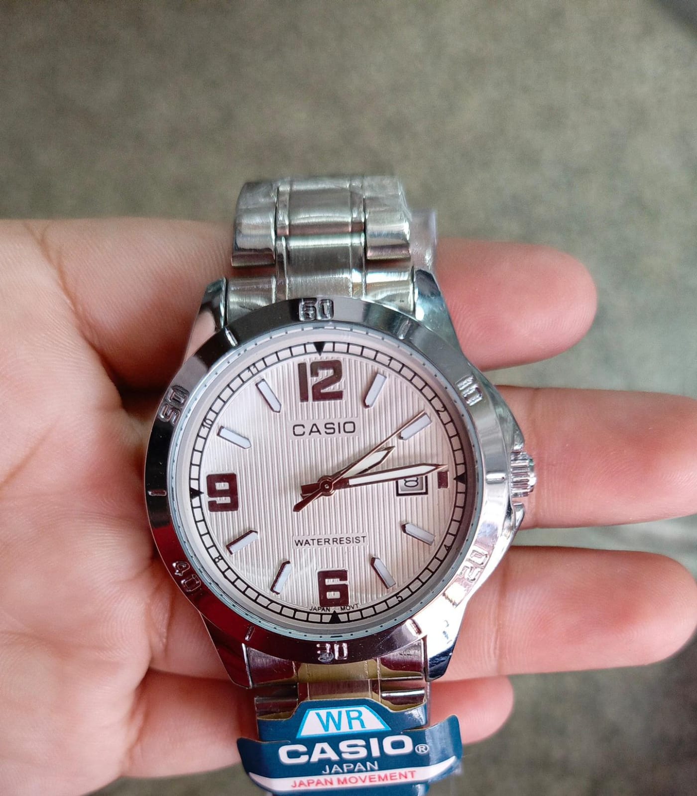 Casio Silver Classic Watch
