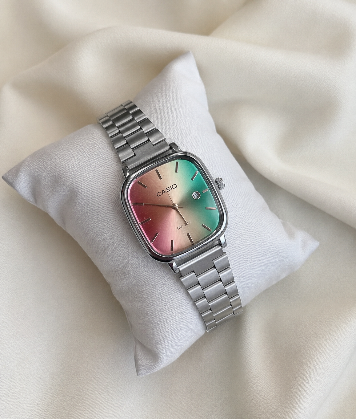 Casio Multicolor Silver Watch