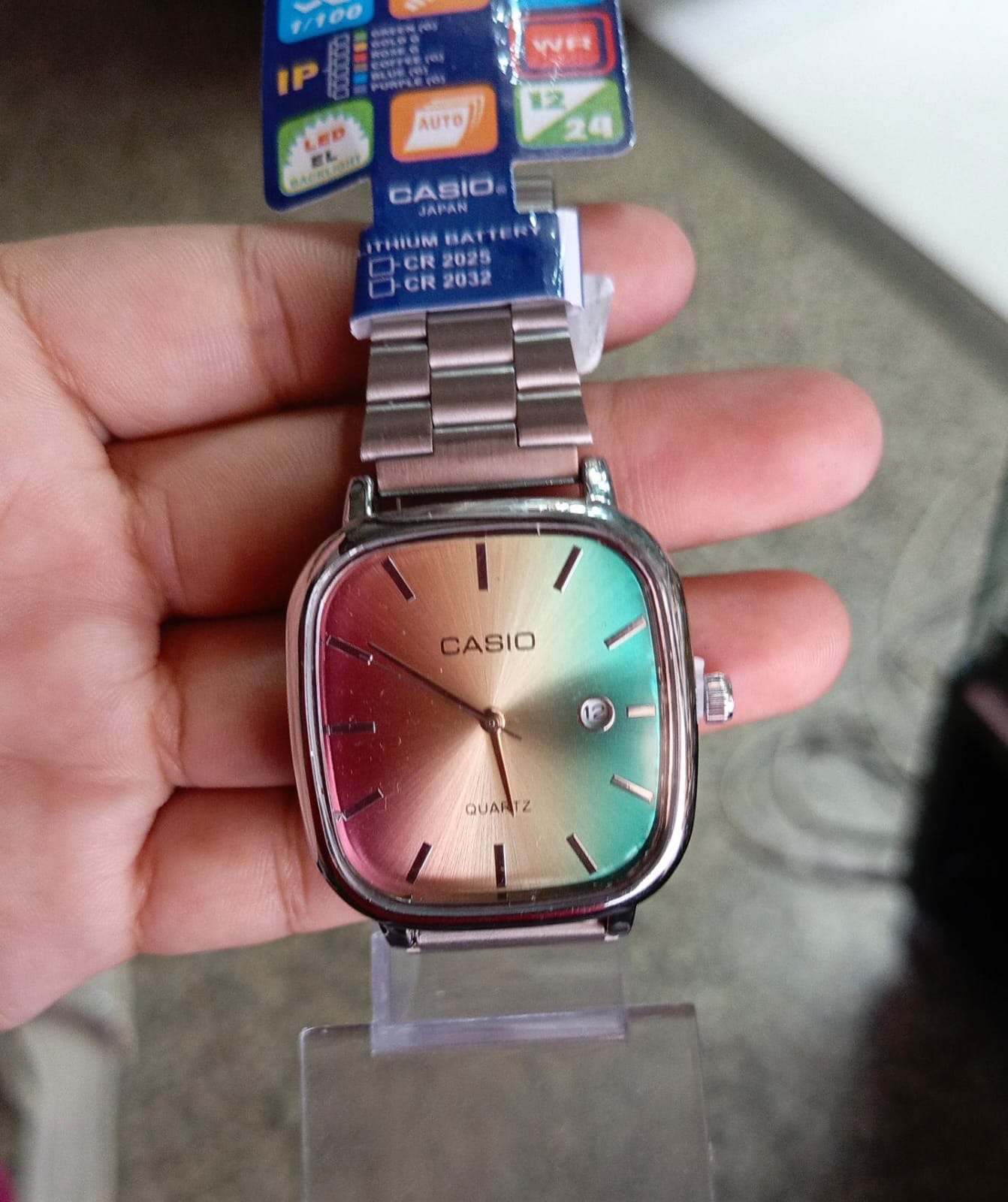 Casio Multicolor Silver Watch