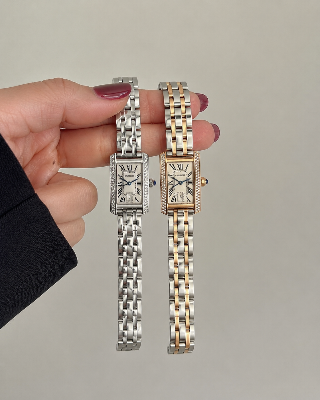 Cartier Tank con Brillos