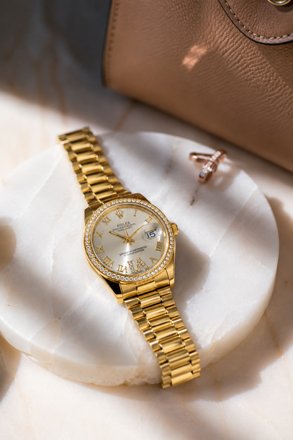 Rolex Datejust Gold Diamond