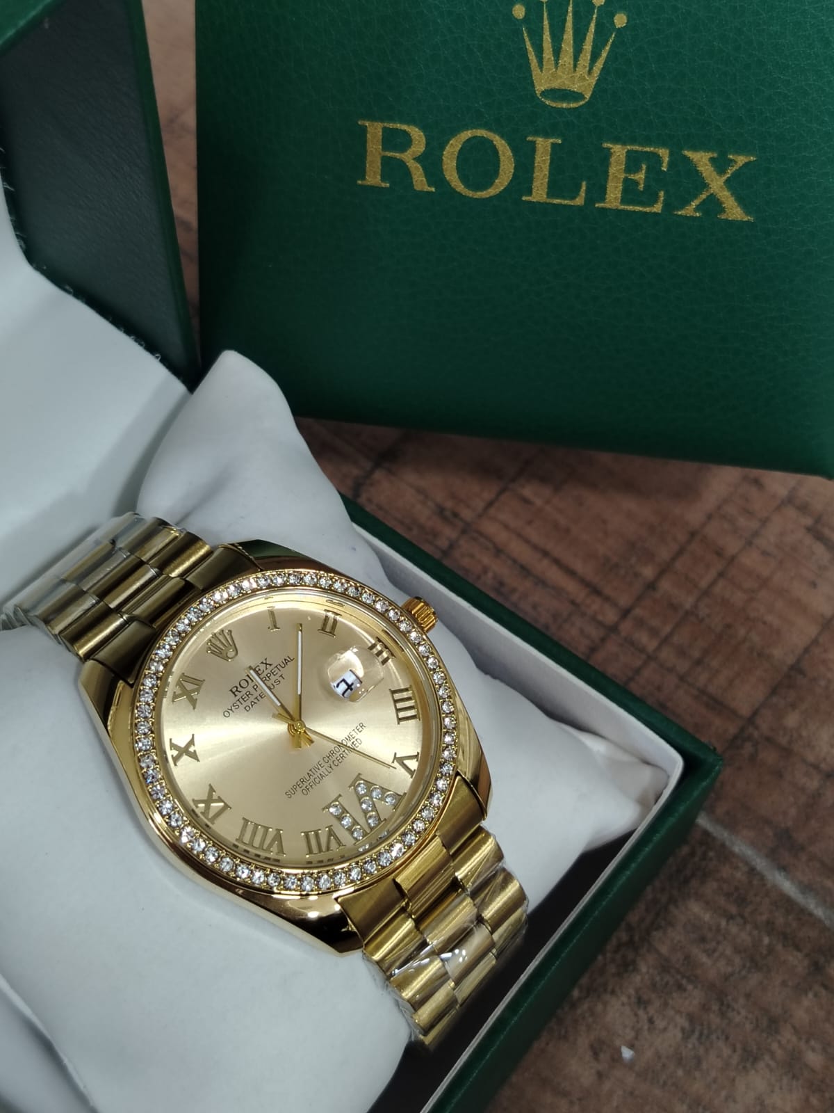 Rolex Datejust Gold Diamond