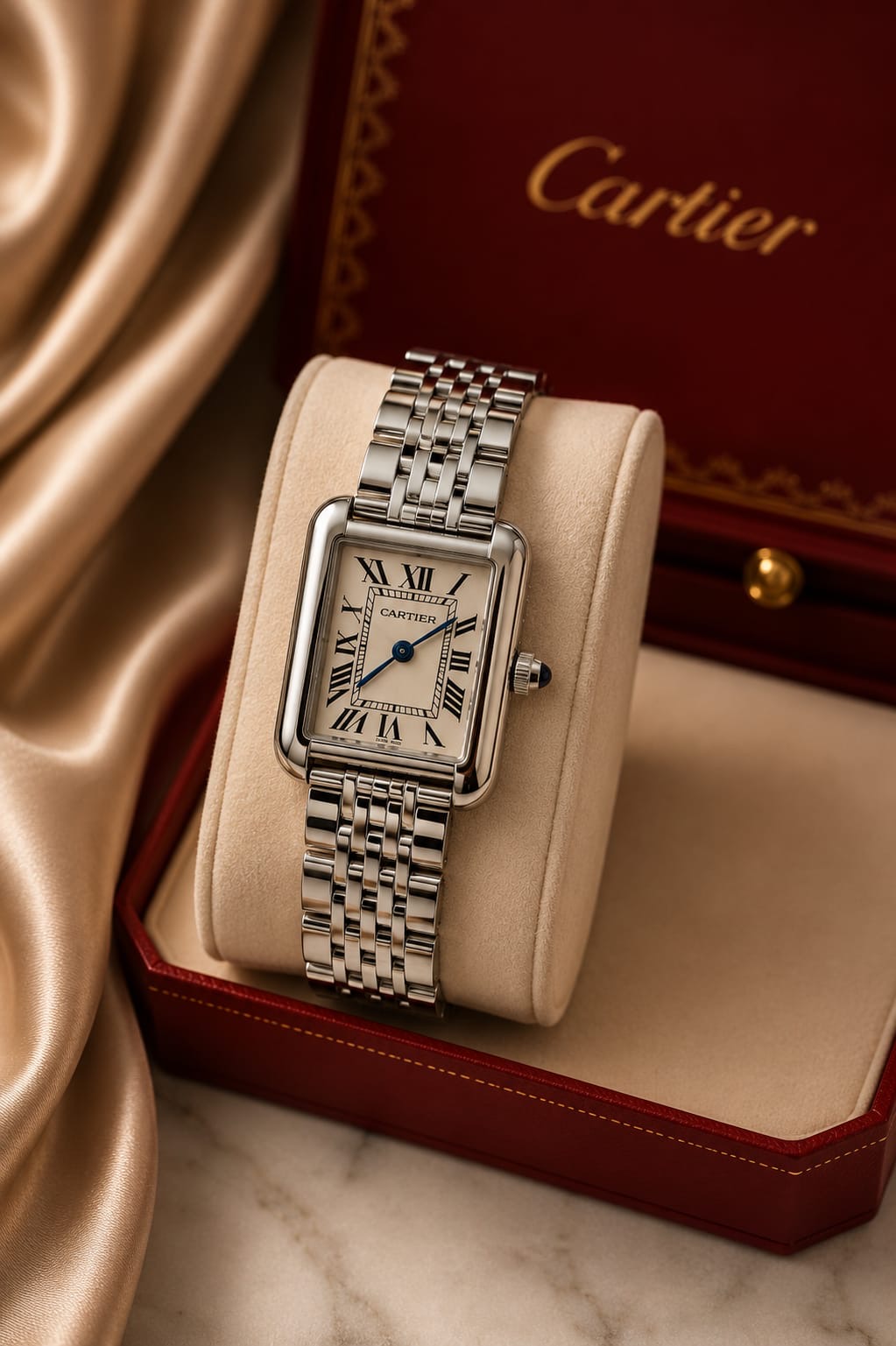 Cartier Silver Éternelle Watch