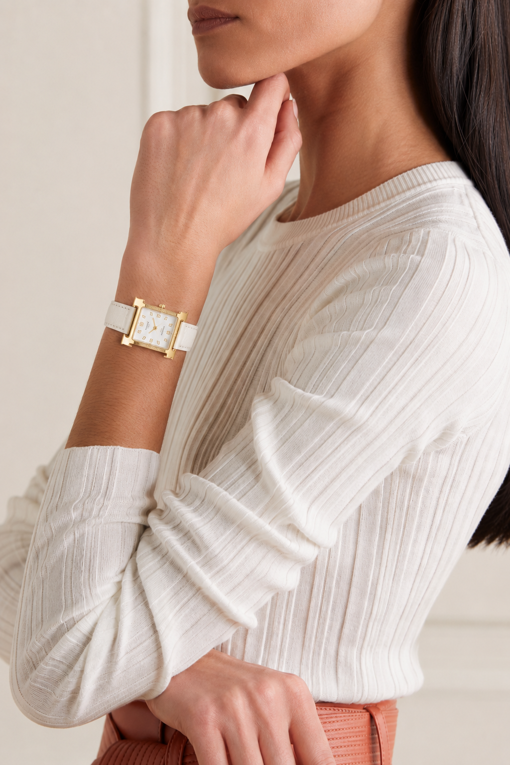 Hermès Gold & White