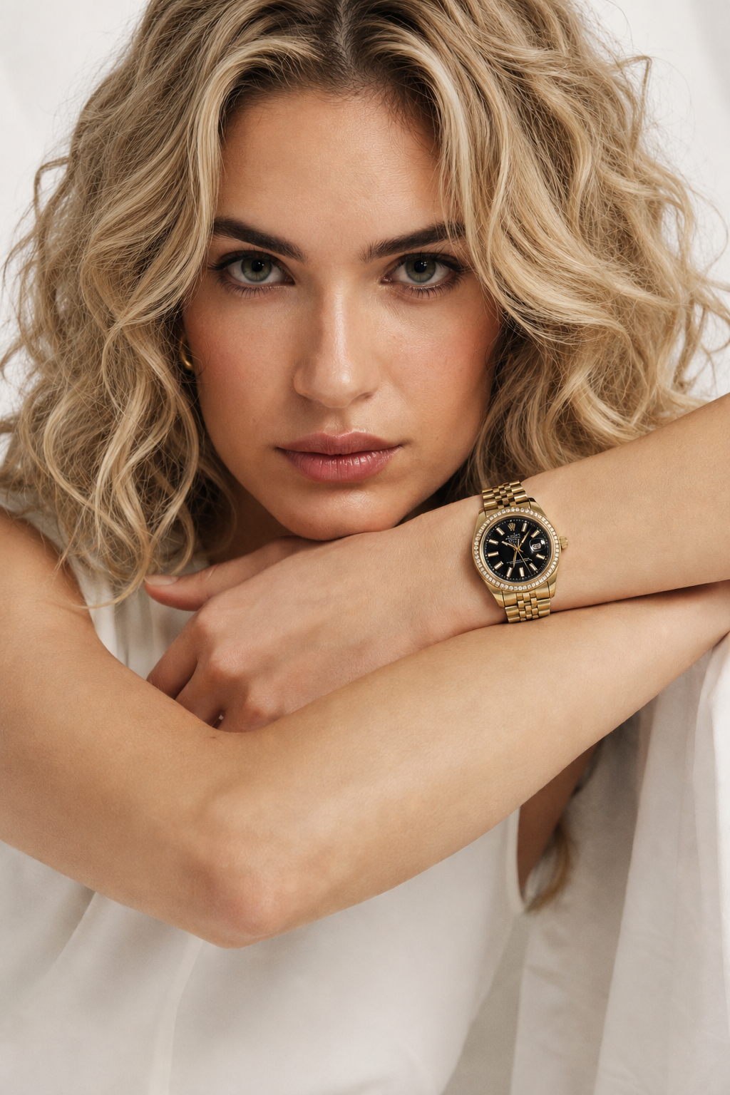 Rolex Gold Black Crystal