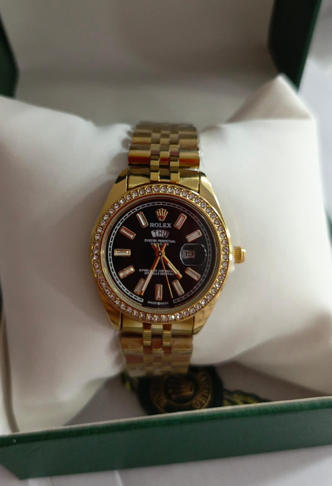 Rolex Gold Black Crystal
