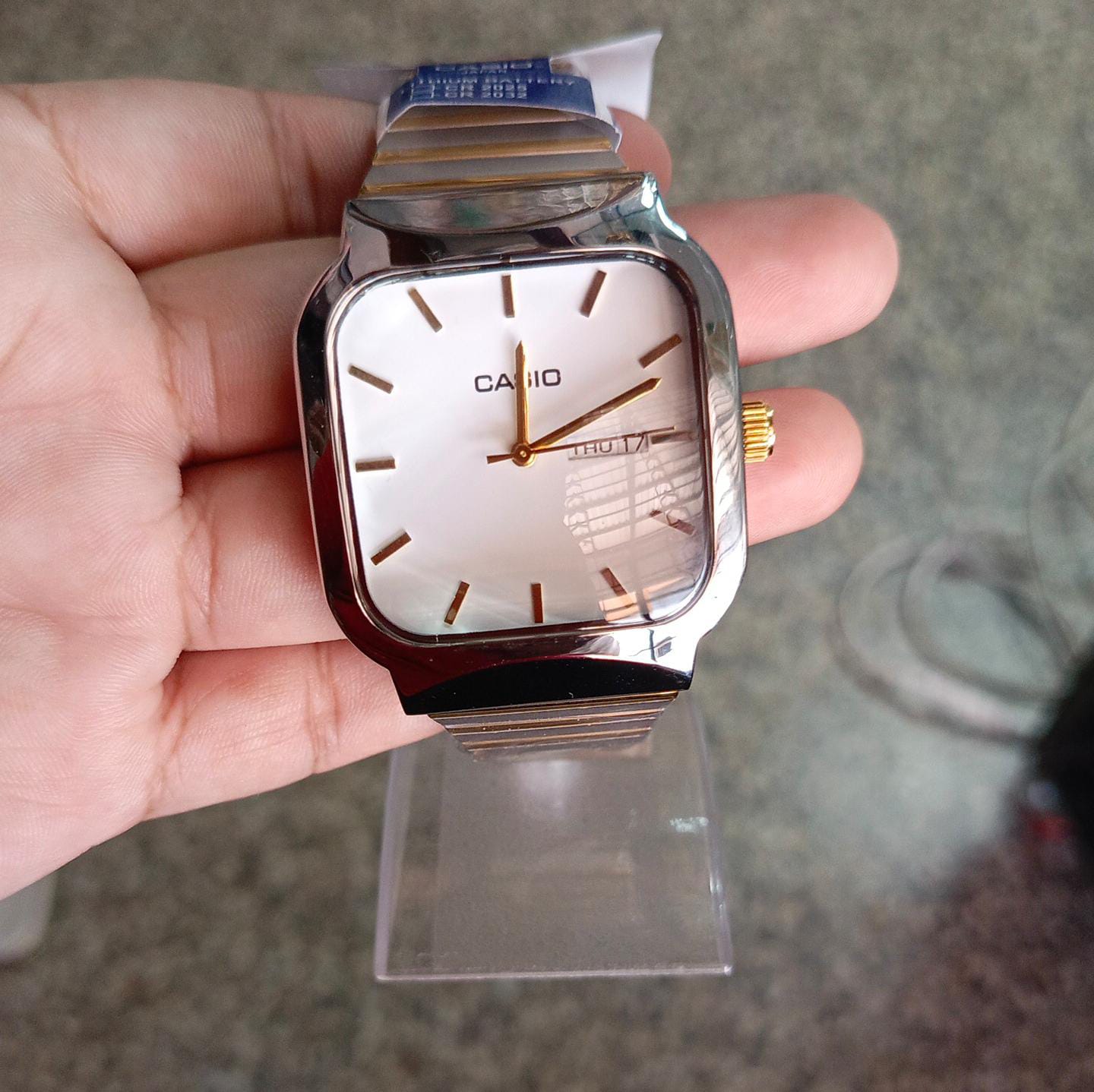 Casio Square Silver