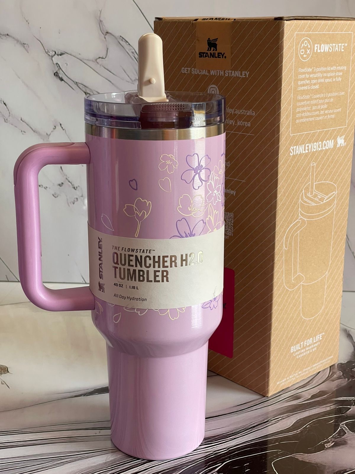 Stanley Floral Pink