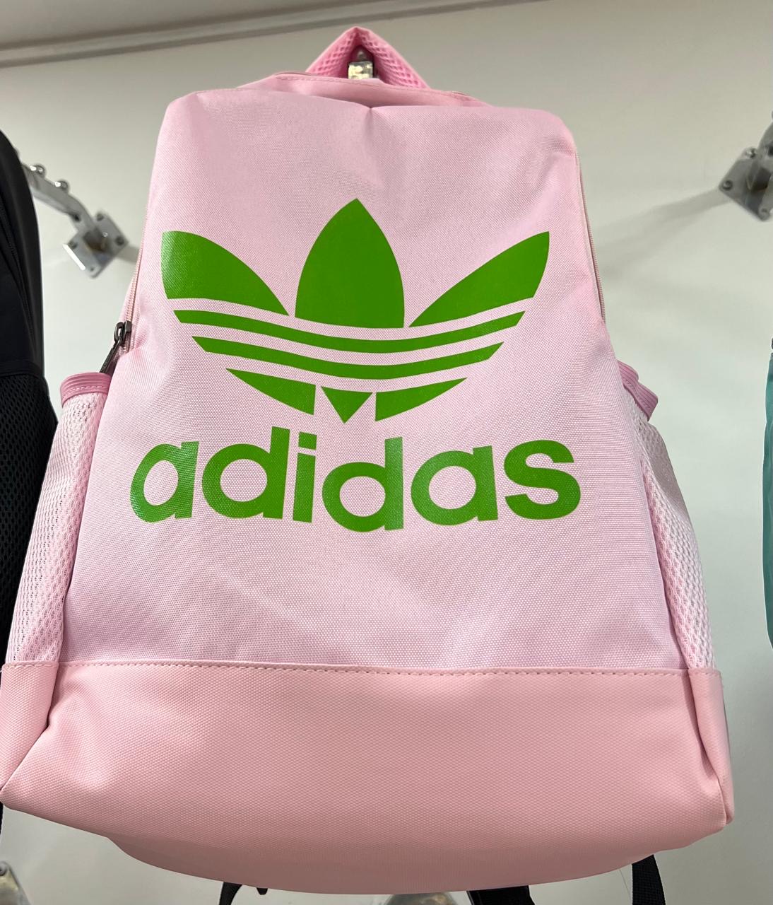 Adidas Pink & Green Backpack