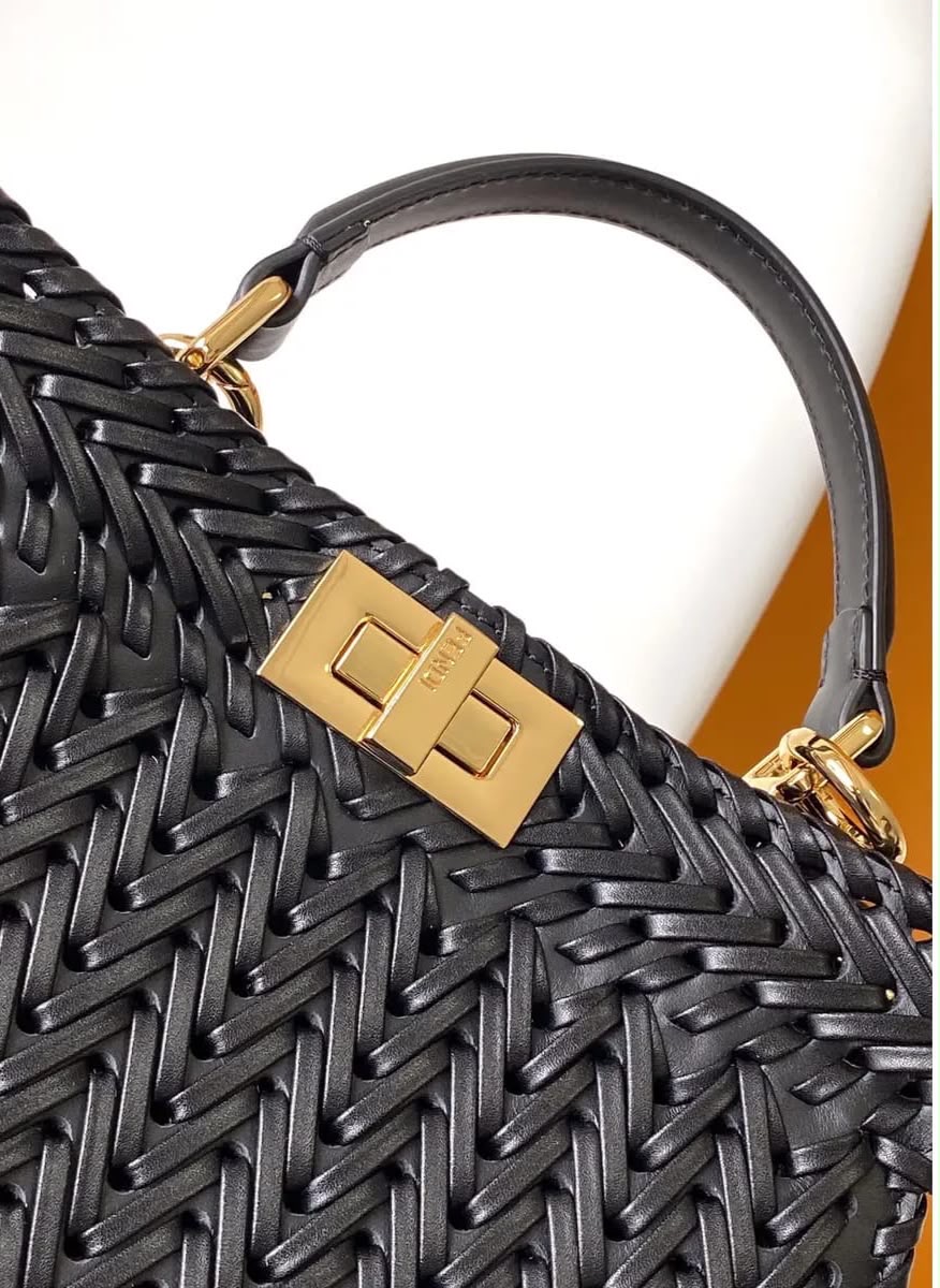 Fendi Peekaboo Woven Elegance