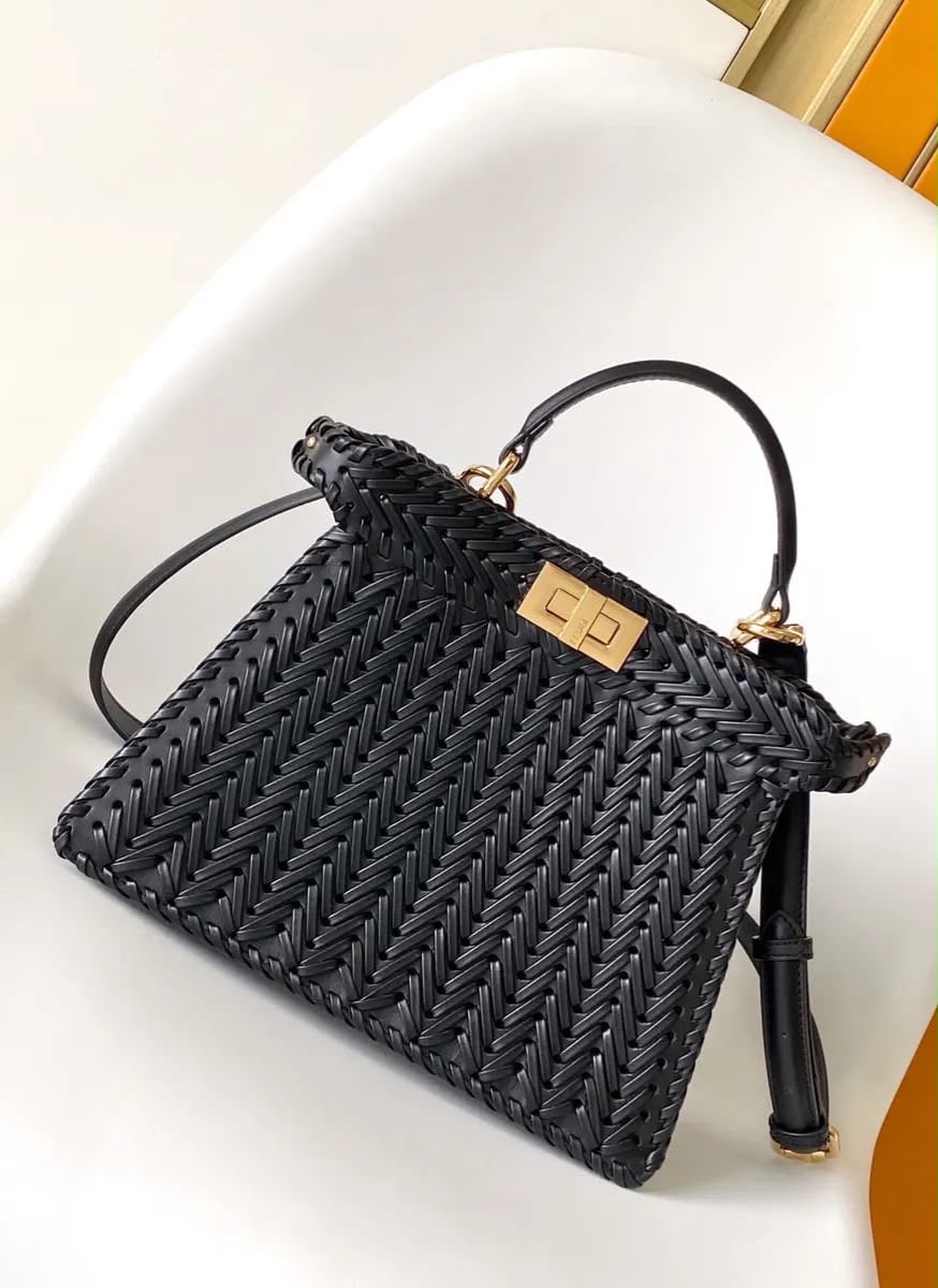 Fendi Peekaboo Woven Elegance