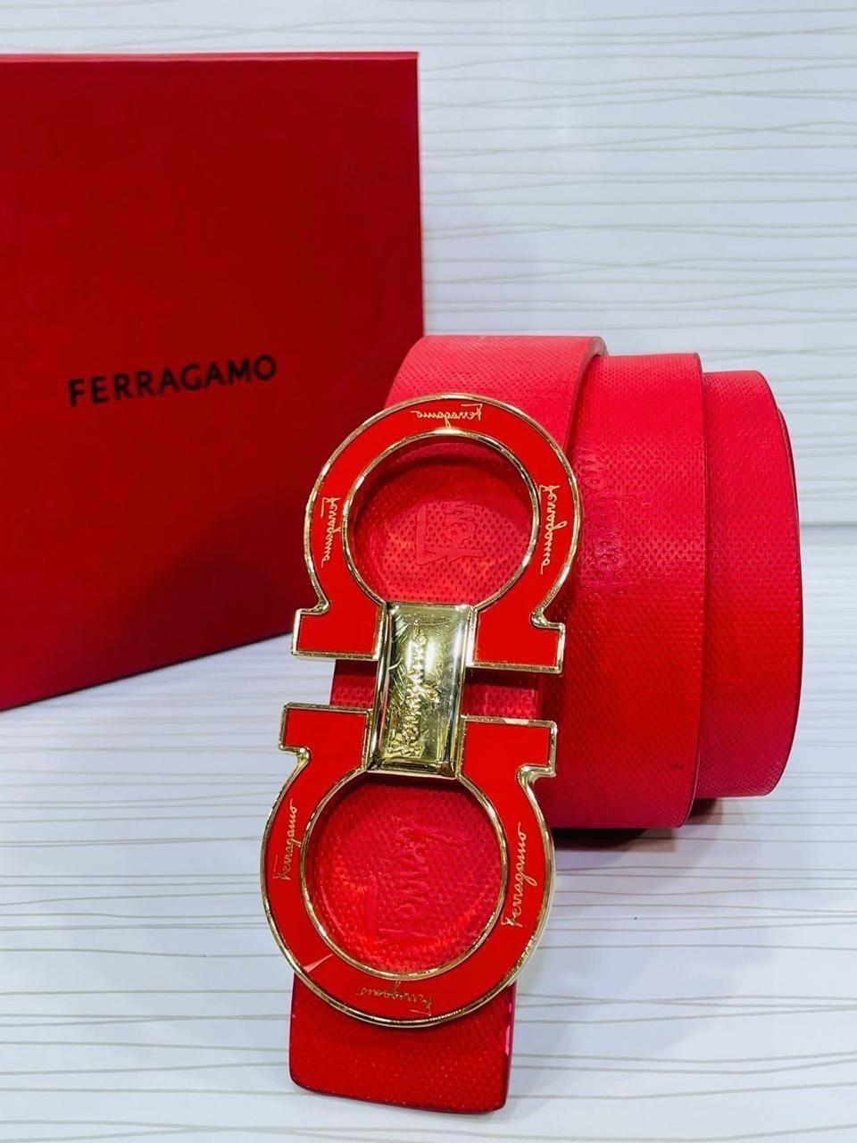 Salvatore Ferragamo Iconic Gancini Belt
