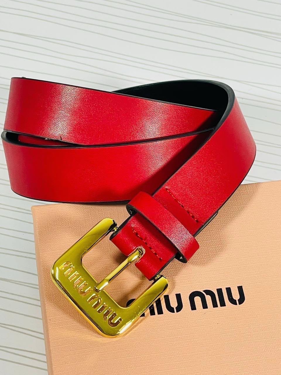Miu Miu Éclat Signature Belt