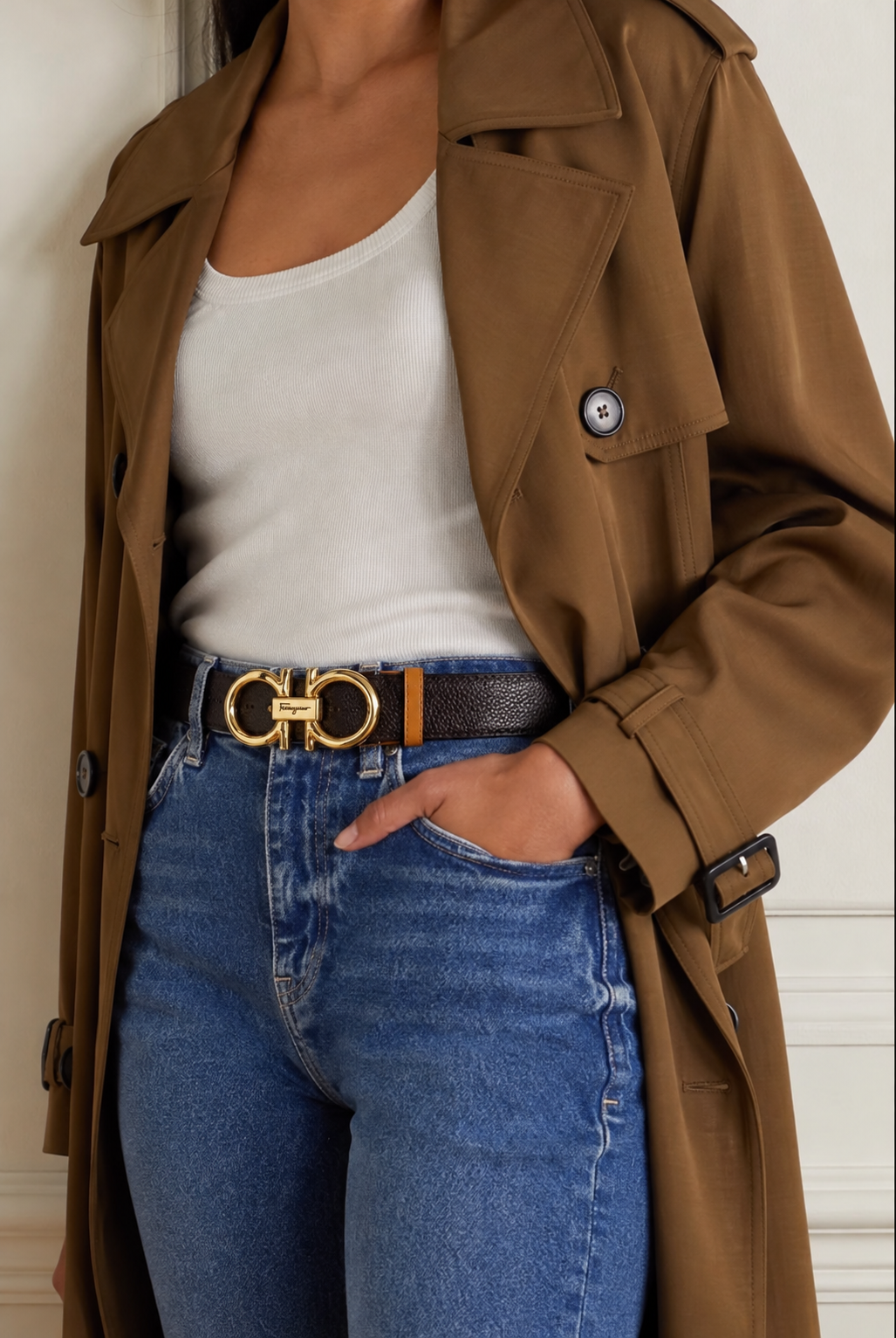 Ferragamo Iconic Gancini Belt