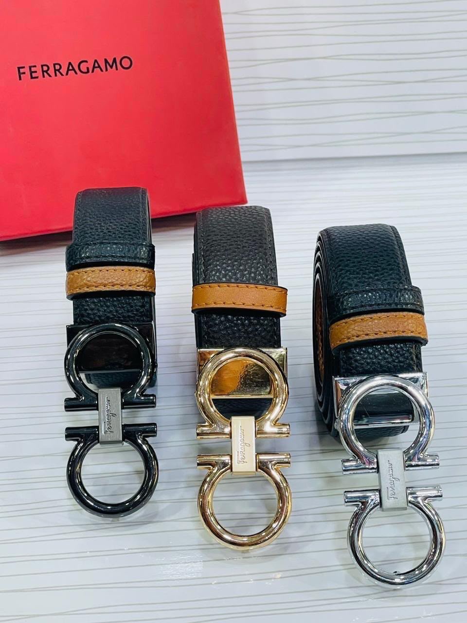 Ferragamo Iconic Gancini Belt