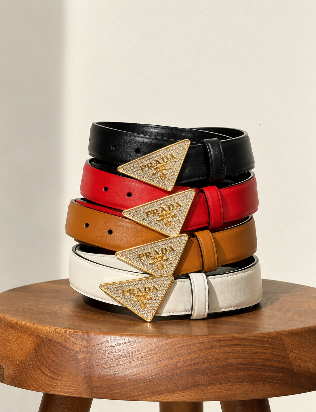 Prada Éclat Triangle Belt