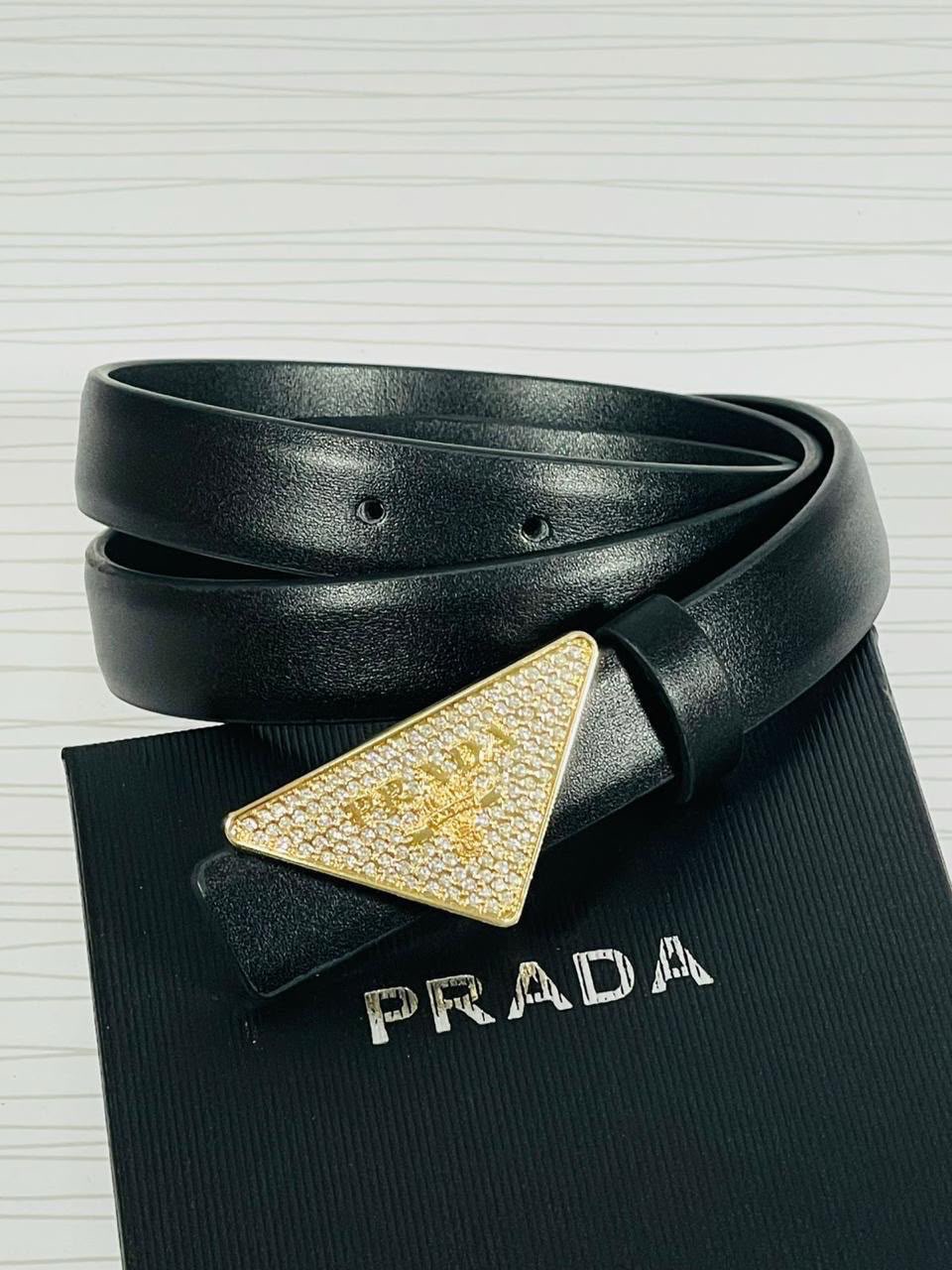 Prada Éclat Triangle Belt