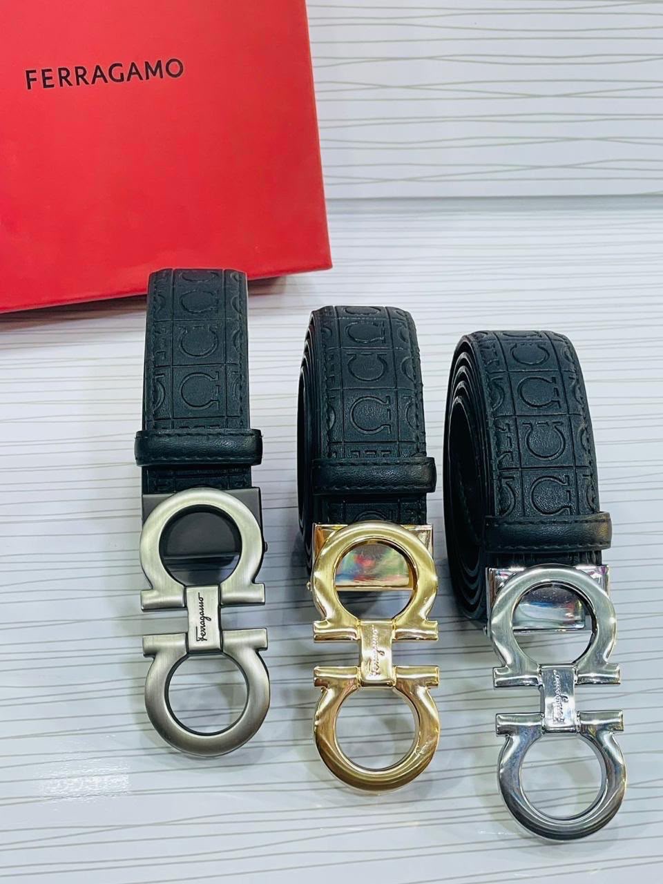 Ferragamo Gancini Signature Belt