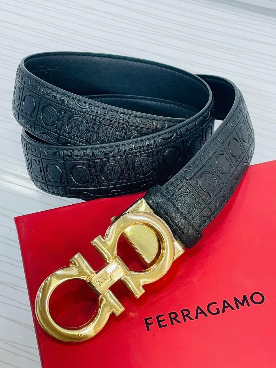 Ferragamo Gancini Signature Belt