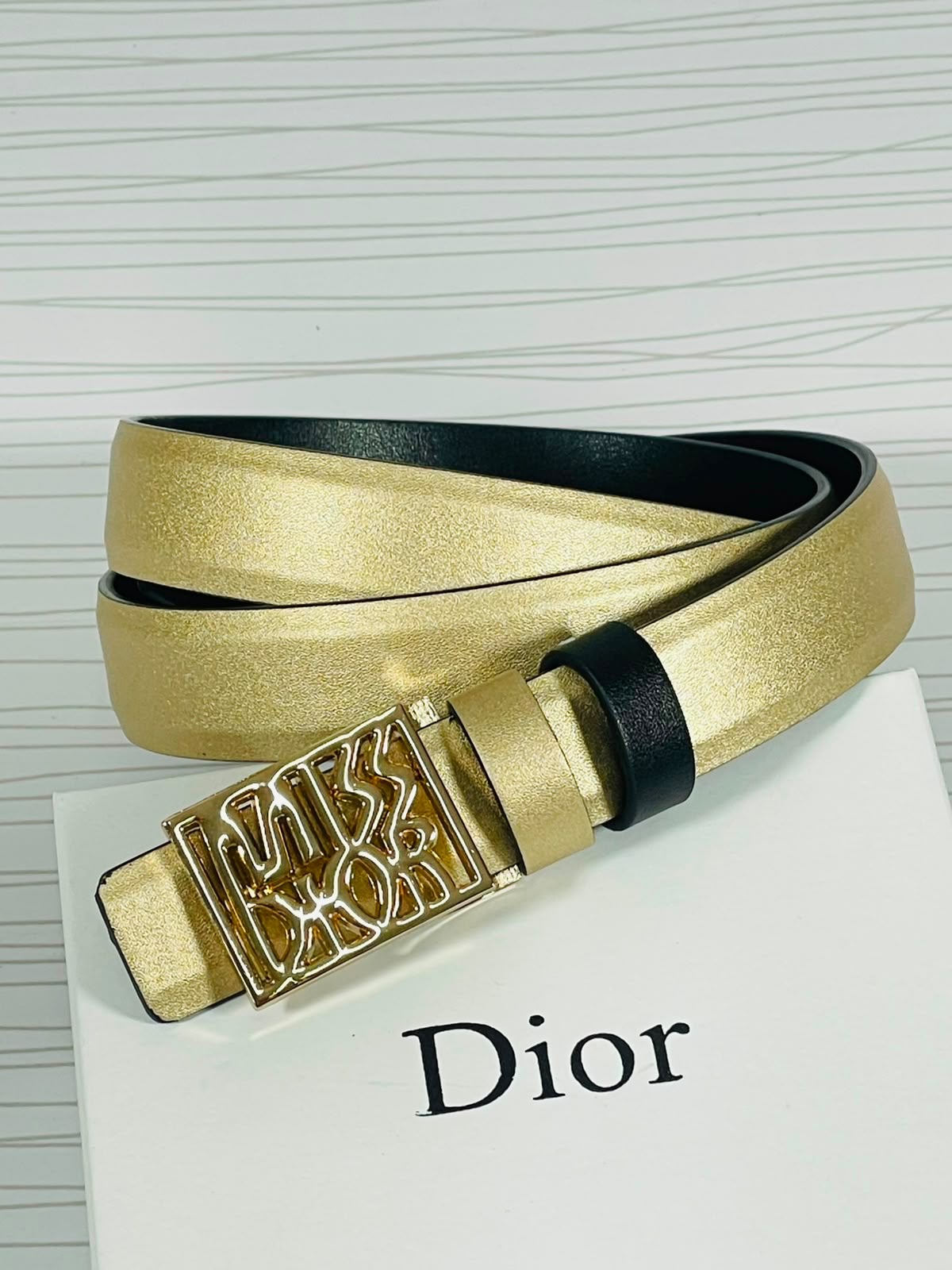 Dior Lumière Oblique Belt