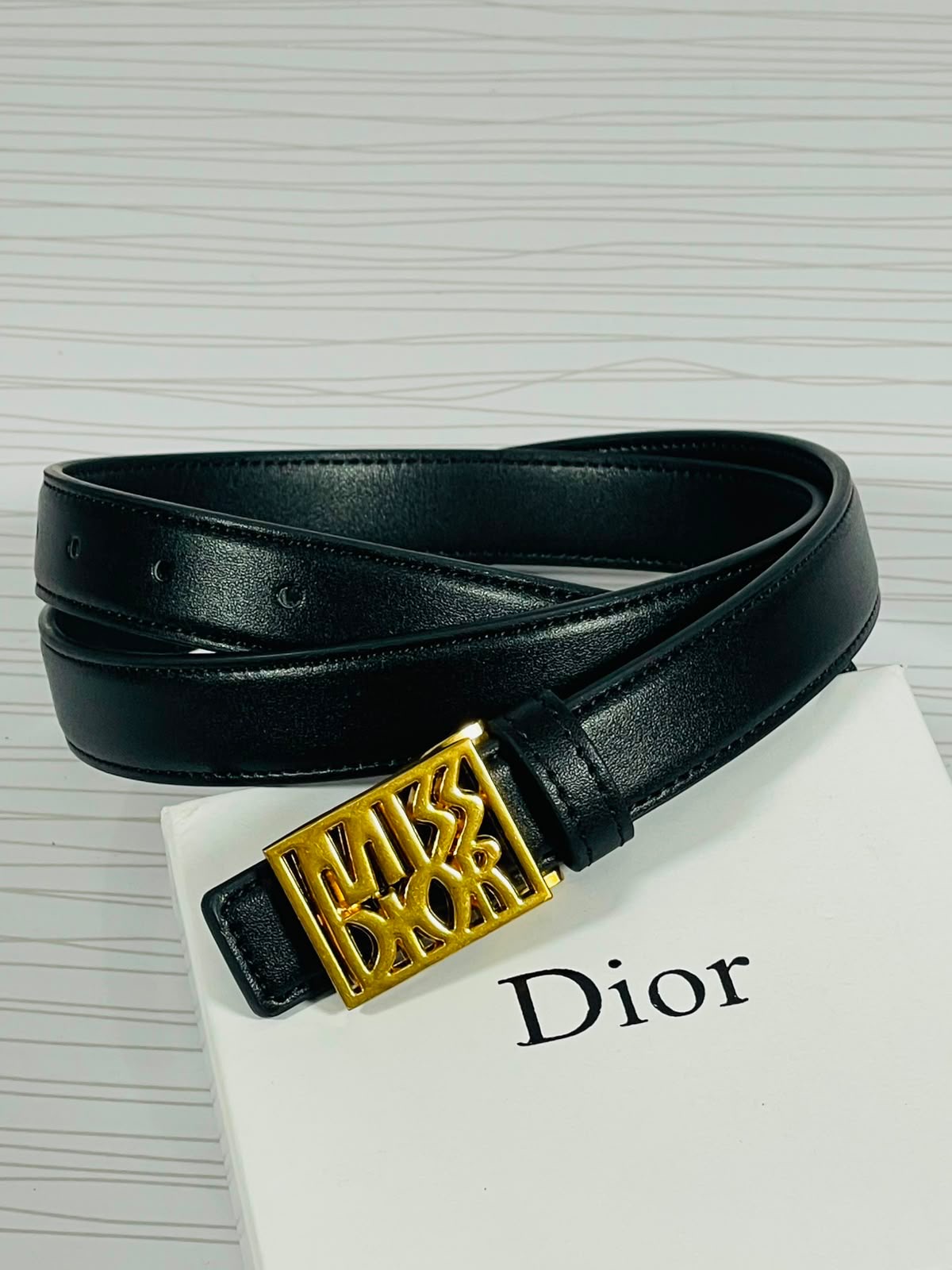 Dior Lumière Oblique Belt